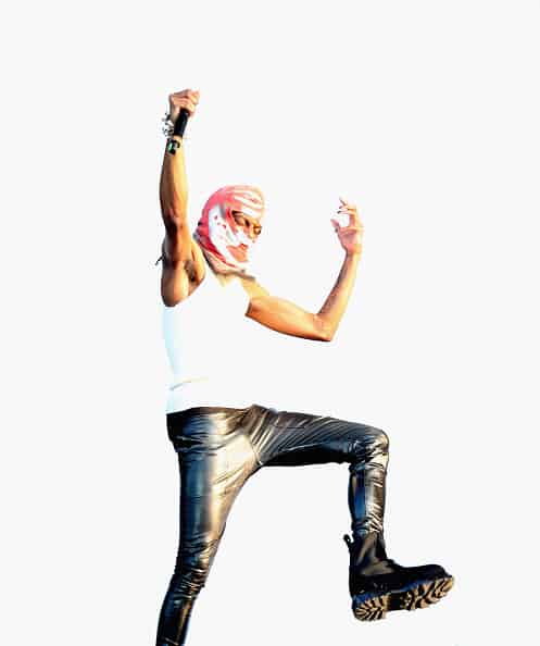 Leather Pants & Boots