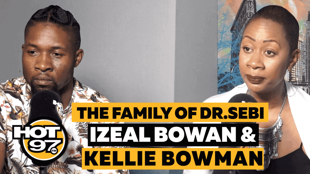 Screen shot of Dr. Sebi family interview