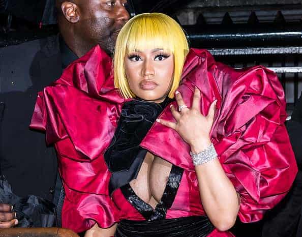 Nicki Minaj seen arriving to Marc Jacobs SS19 fashion show during New York Fashion Week
