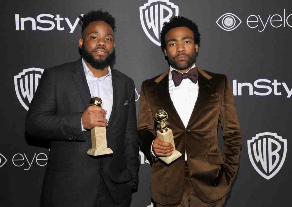 Donald Glover at Golden Globes