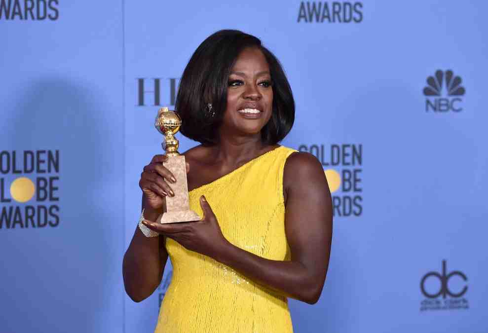 Viola Davis Golden Globe Awards 2017