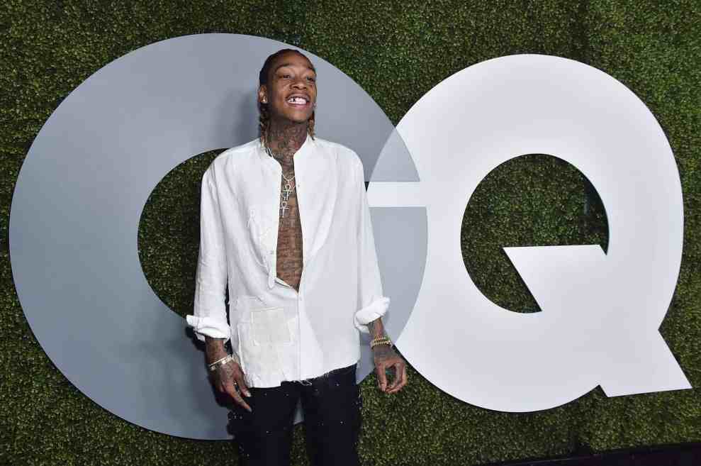 Wiz Khalifa in front of GQ
