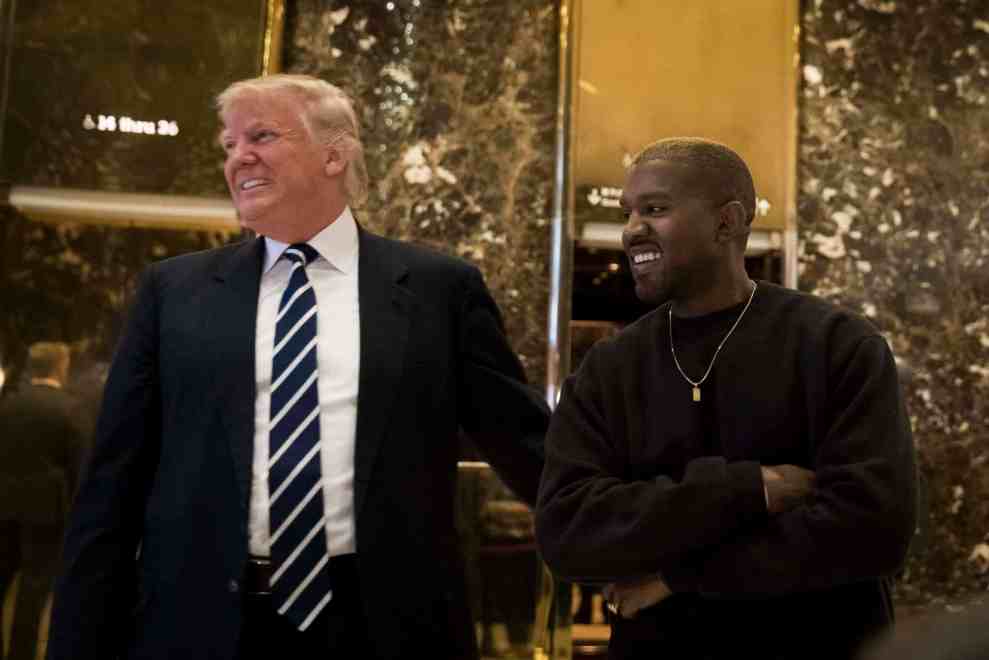Donald Trump and Kanye West