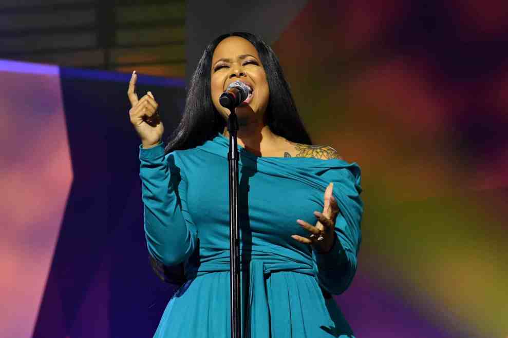 Chrisette Michele performing