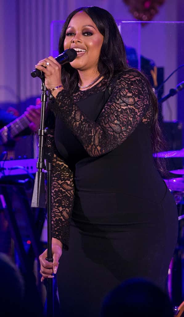 Chrisette Michele performing