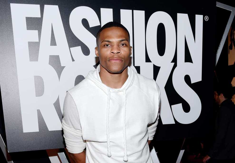 Russell Westbrook at Fashion Rocks