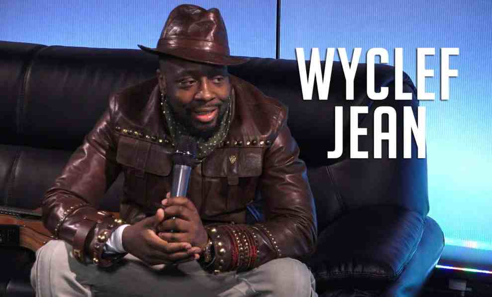 Wyclef Jean in Hot97 studio with Nessa