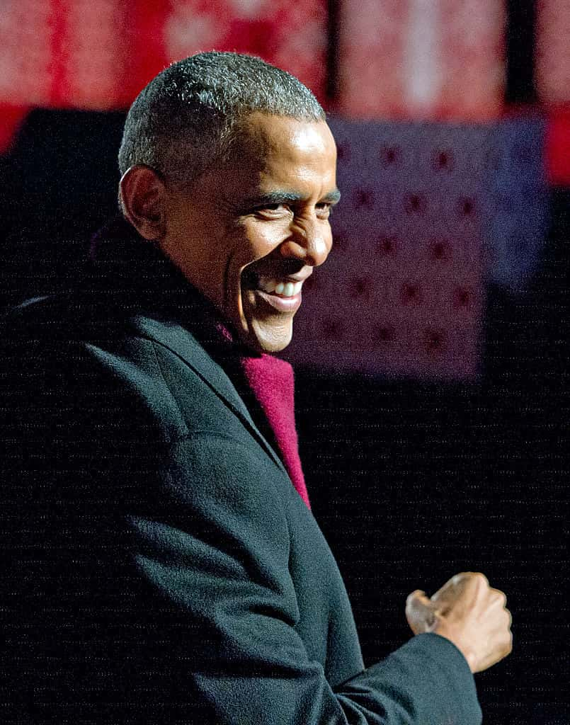 Barack Obama smiling