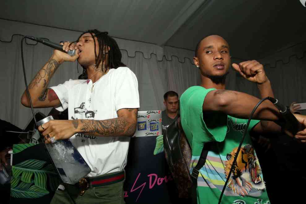 Rae Sremmurd performing