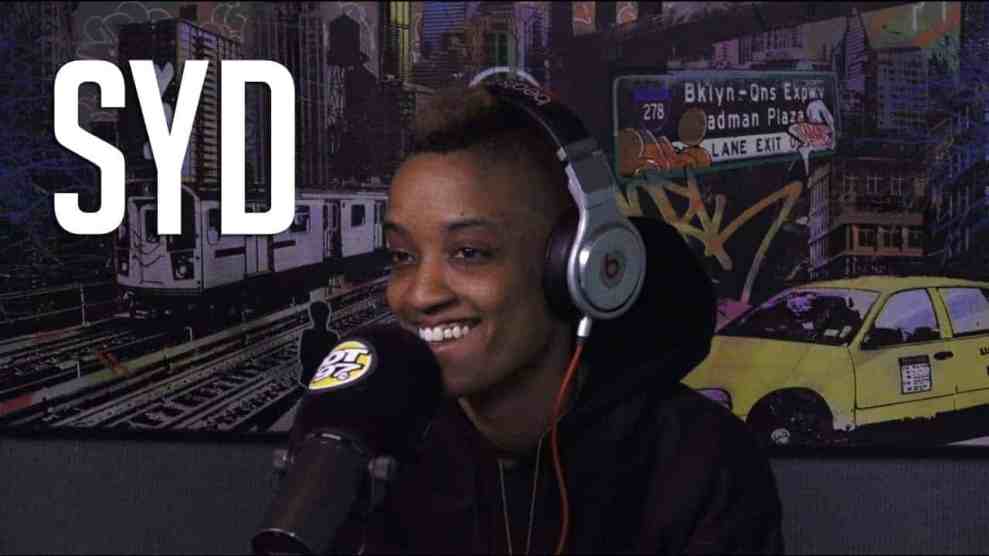 Syd in Hot 97 Studio