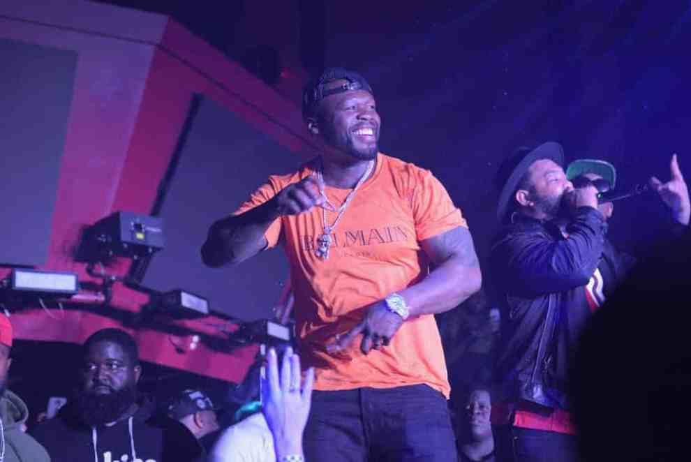 50 Cent performing