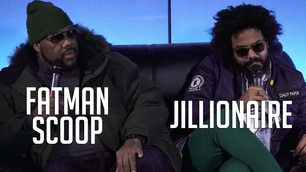 Fatman Scoop and Jillonaire in Hot 97 Studio with Nessa