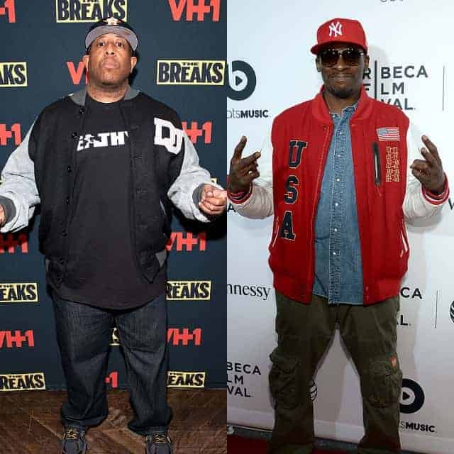 DJ Premiere at the breaks split photo with Pete Rock at Tribeca Film Festival