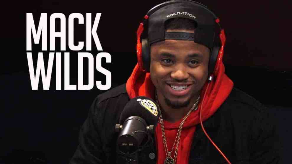 Mack Wilds in Hot 97 Studio