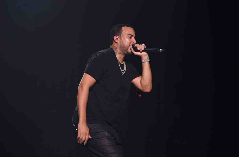 French Montana performing