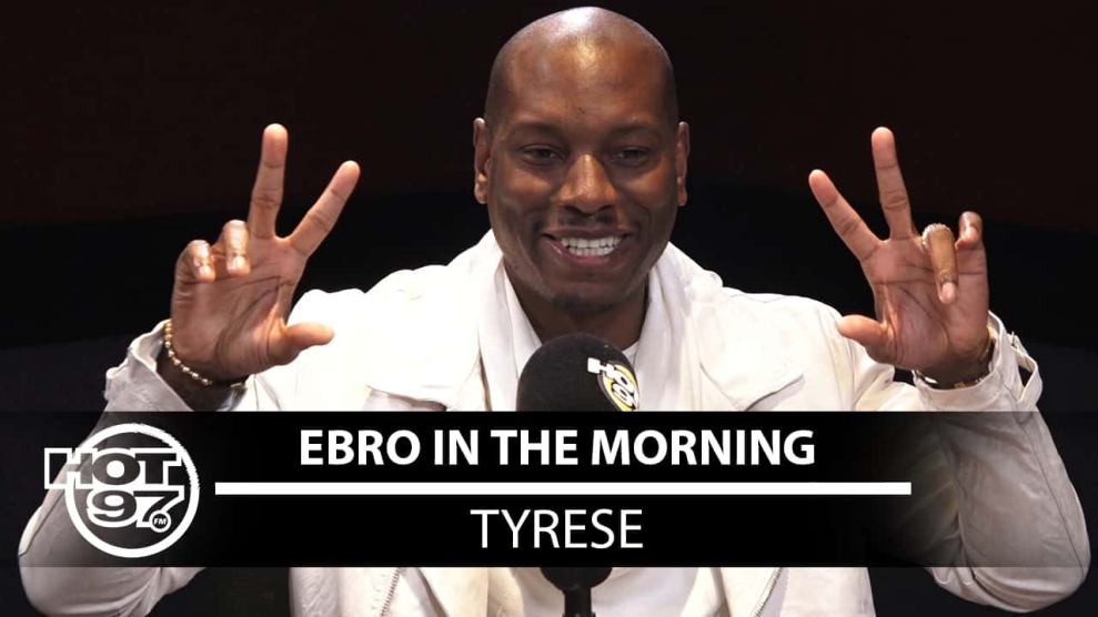 Hot 97 Ebro in the Morning Tyrese in studio