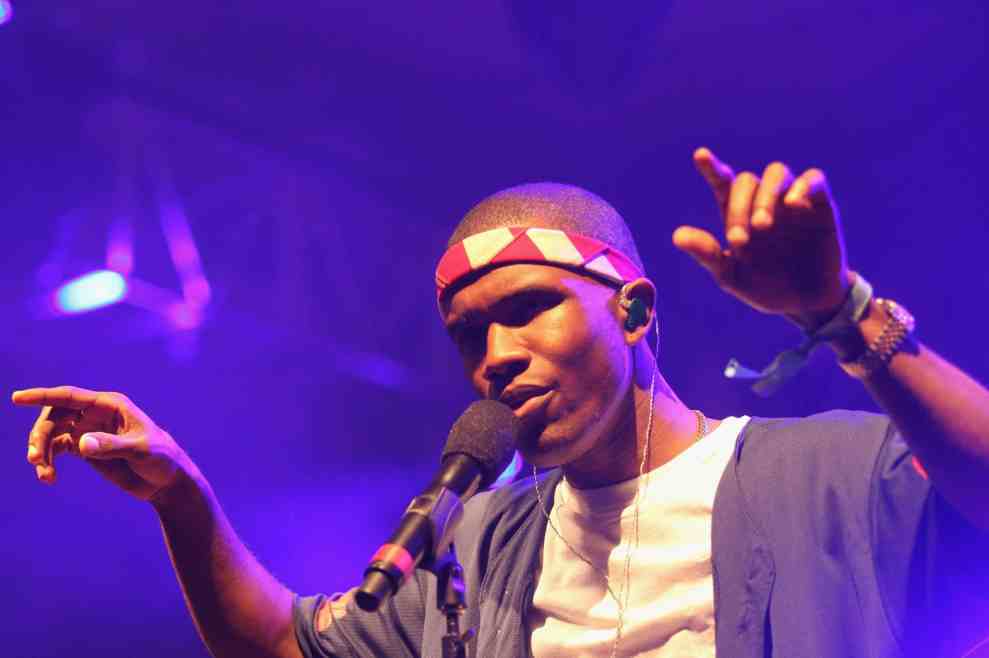 Frank Ocean performing