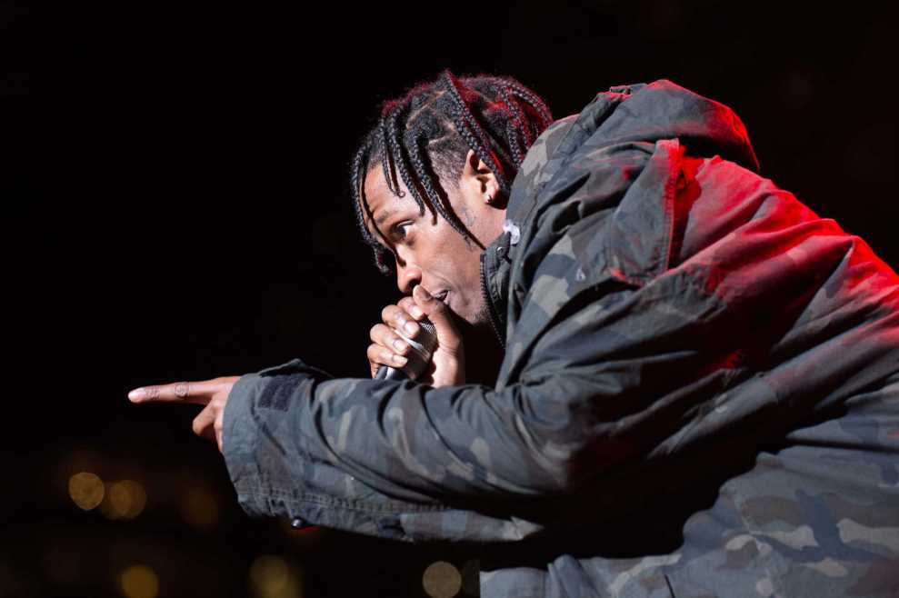 Travis Scott performing