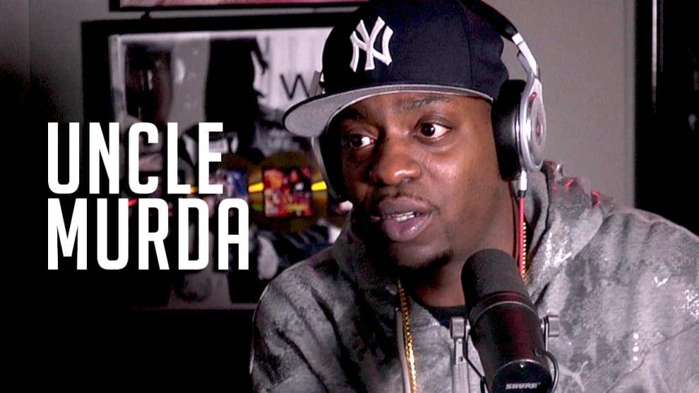 Uncle Murda in Hot 97 Studio