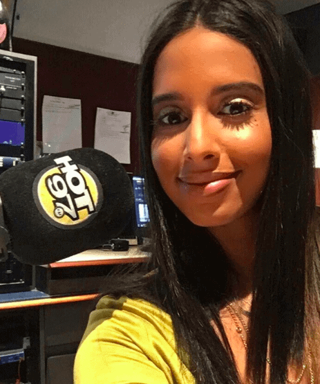 Nessa in Hot 97 Studio