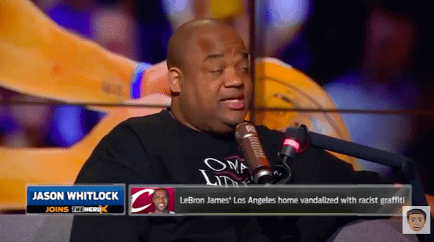 Screenshot from video of Jason Whitlock interview on ‘The Herd”