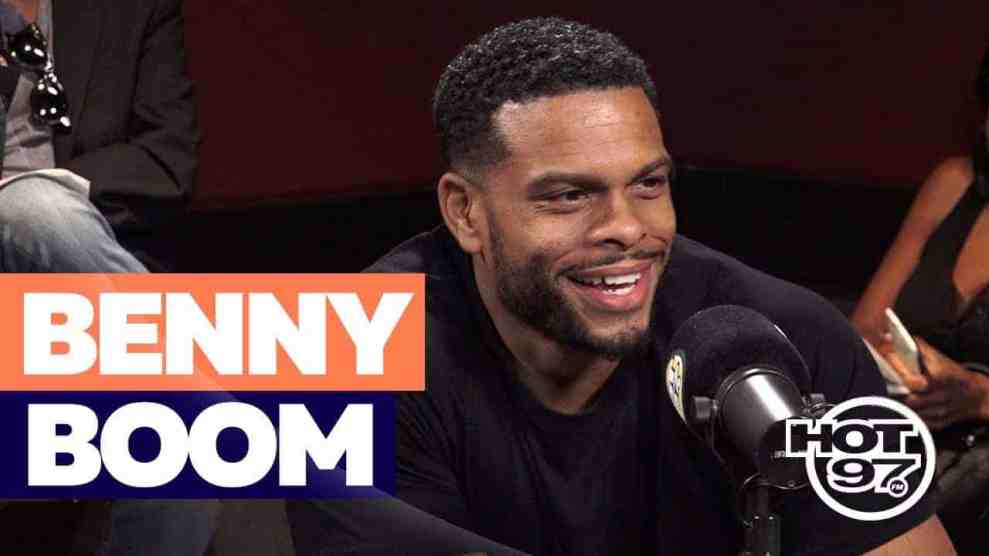 Benny Boom in Hot 97 Studio