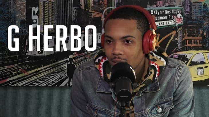 G Herbo in Hot 97 Studio