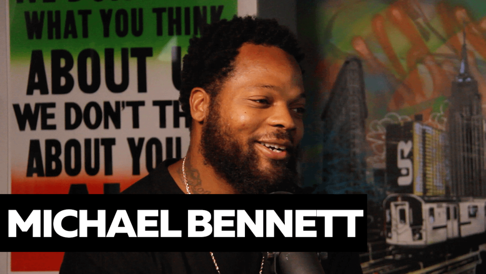 Michael Bennett in Hot 97 Studio