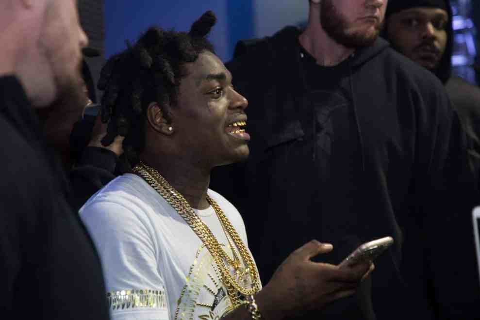 Kodak Black with gold teeth