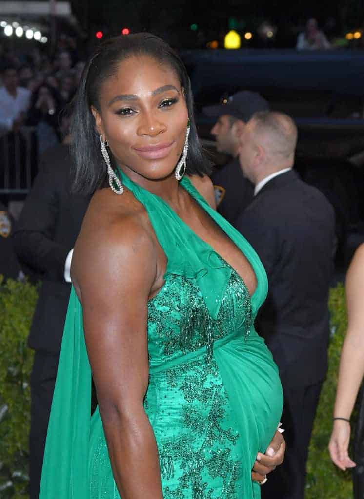 Pregnant Serena Williams