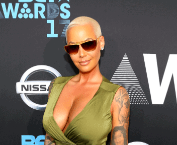 Amber Rose attending the 2017 BET Awards