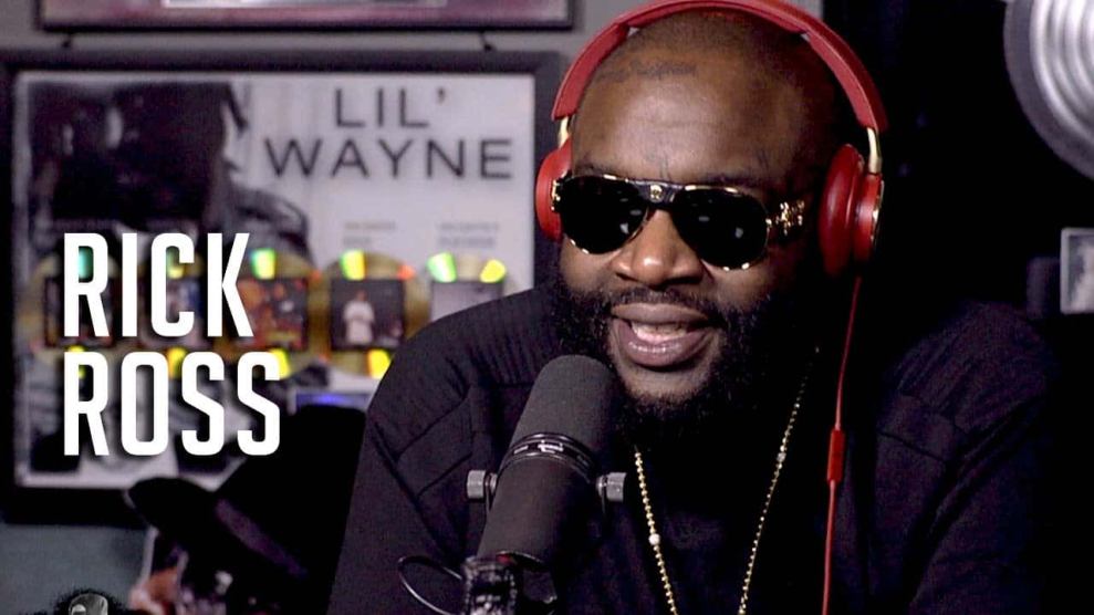 Rick Ross in Hot 97 Studio