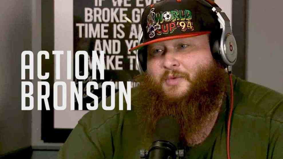 Action Bronson in Hot 97 Studio