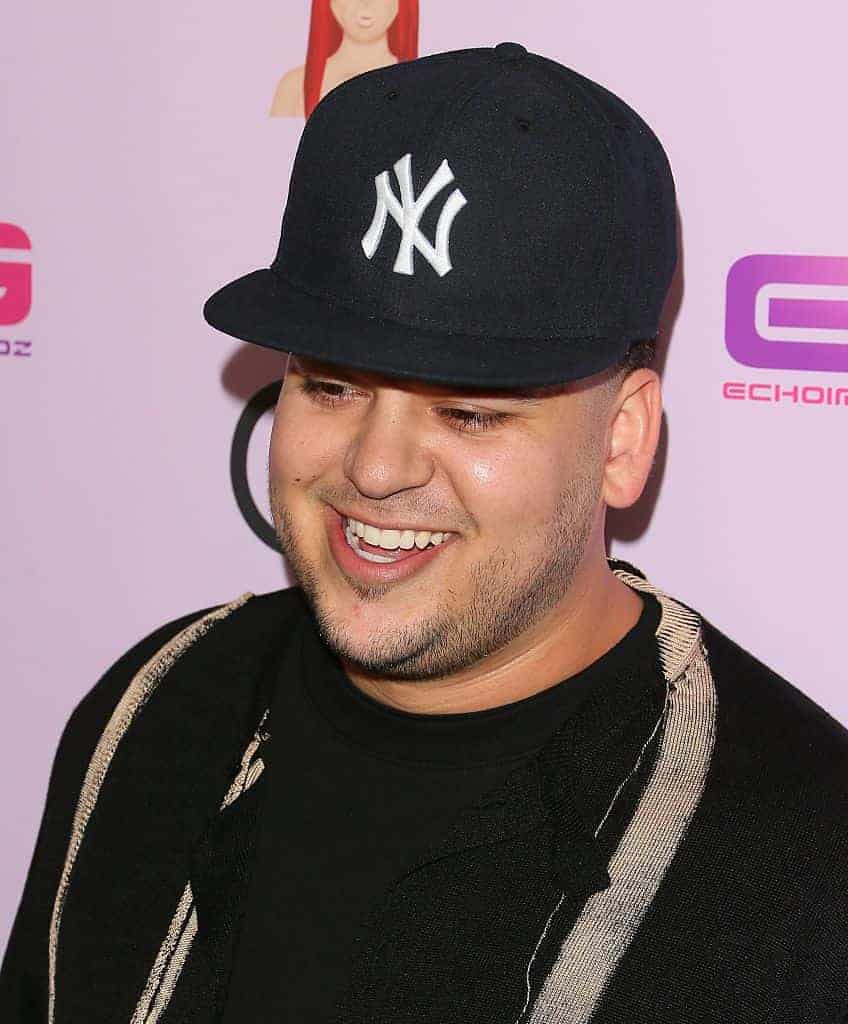 Rob Kardashian attending event