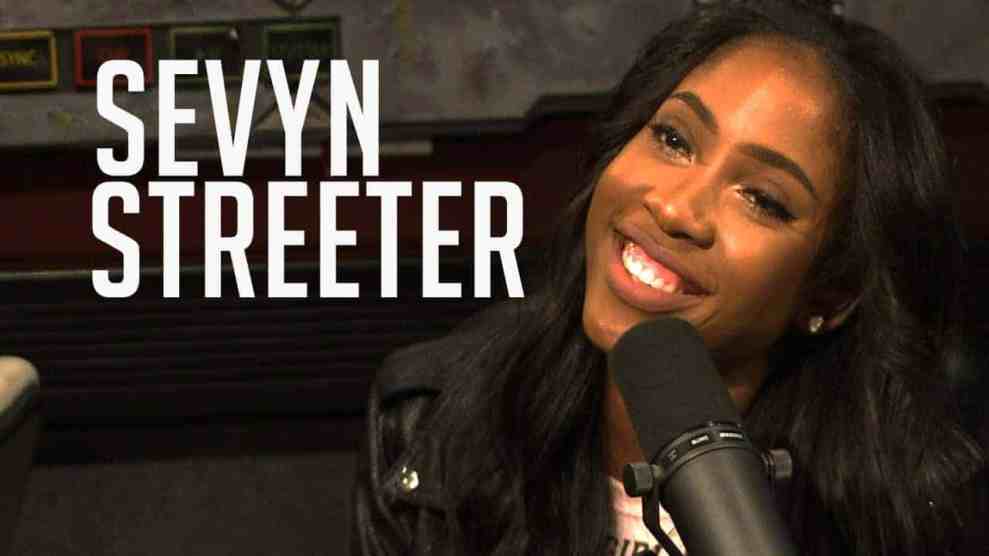 Sevyn Streeter in Hot 97 studio