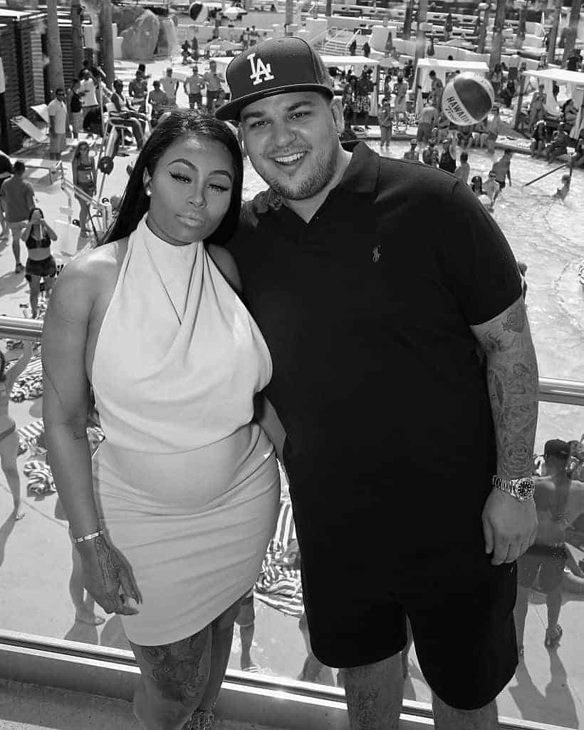 Blac Chyna and Rob Kardashian attend the Sky Beach Club at the Tropicana Las Vegas 2016