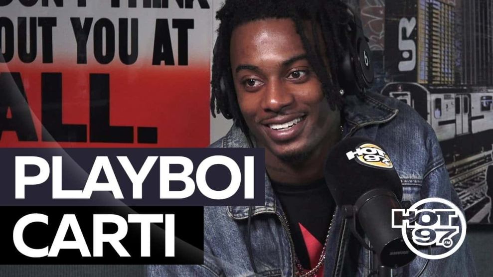 Playboi Carti in Hot 97 Studio