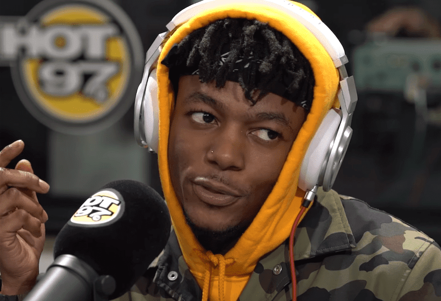 J.I.D. in Hot 97 Studio