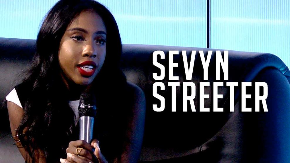 Sevyn Streeter in Hot 97 studio