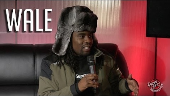 Wale in Hot 97 Studio