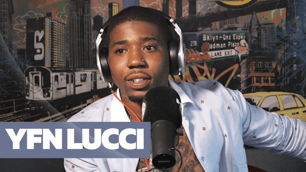 YFN Lucci in Hot 97 Studio