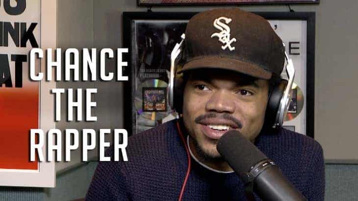 Chance the Rapper in Hot 97 Studio