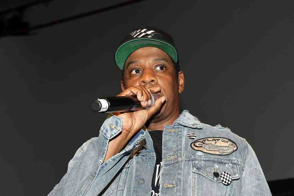 Jay Z introduces Vic Mensa at Mack Sennett Studios on July 13