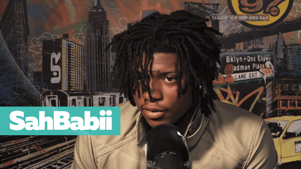 Sahbabii in Hot 97 studio