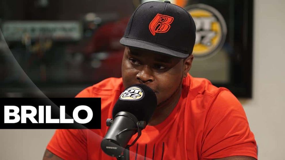 Brillo in Hot 97 Studio