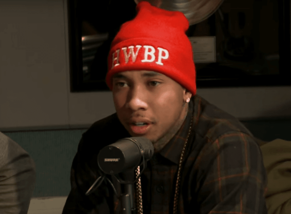 Tyga in Hot 97 Studio