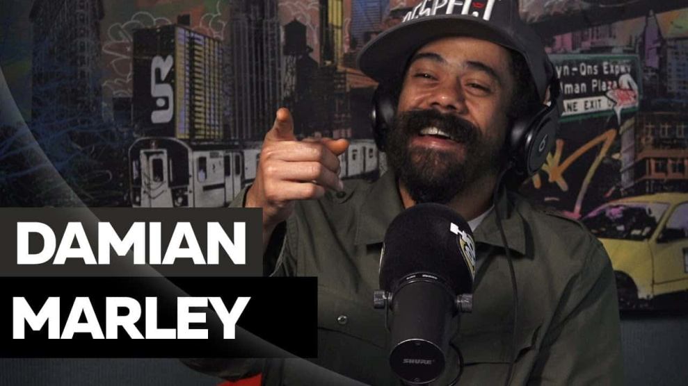 Damian Marley in Hot 97 Studio