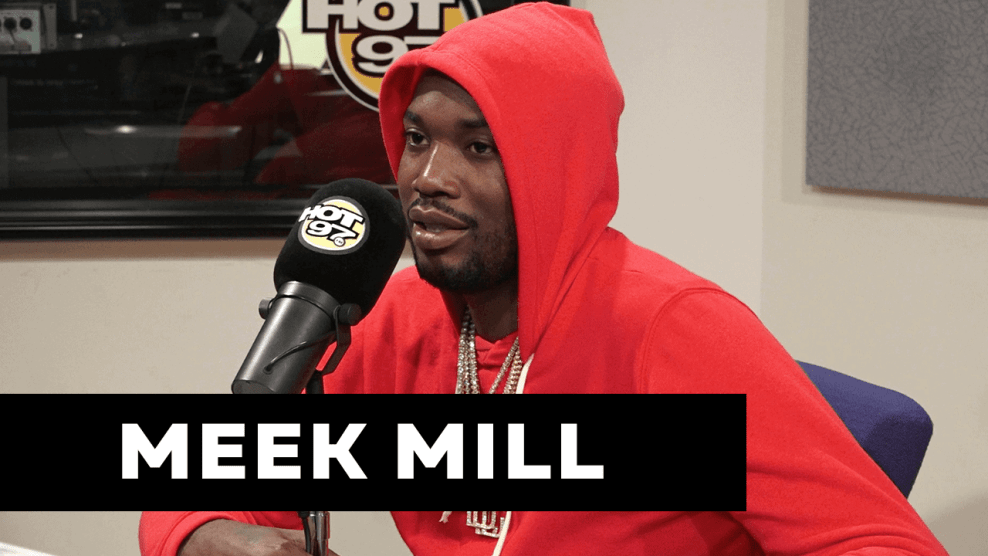 Meek Mill in Hot 97 Studio