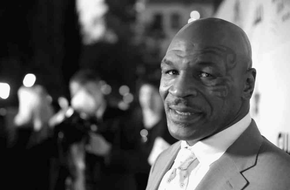 Mike Tyson attends the Hollywood Walk of Fame Honors at Taglyan Complex on October 25