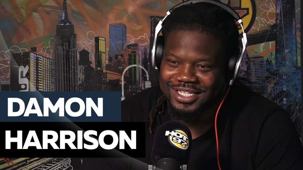 Damon Harrison in Hot 97 Studio